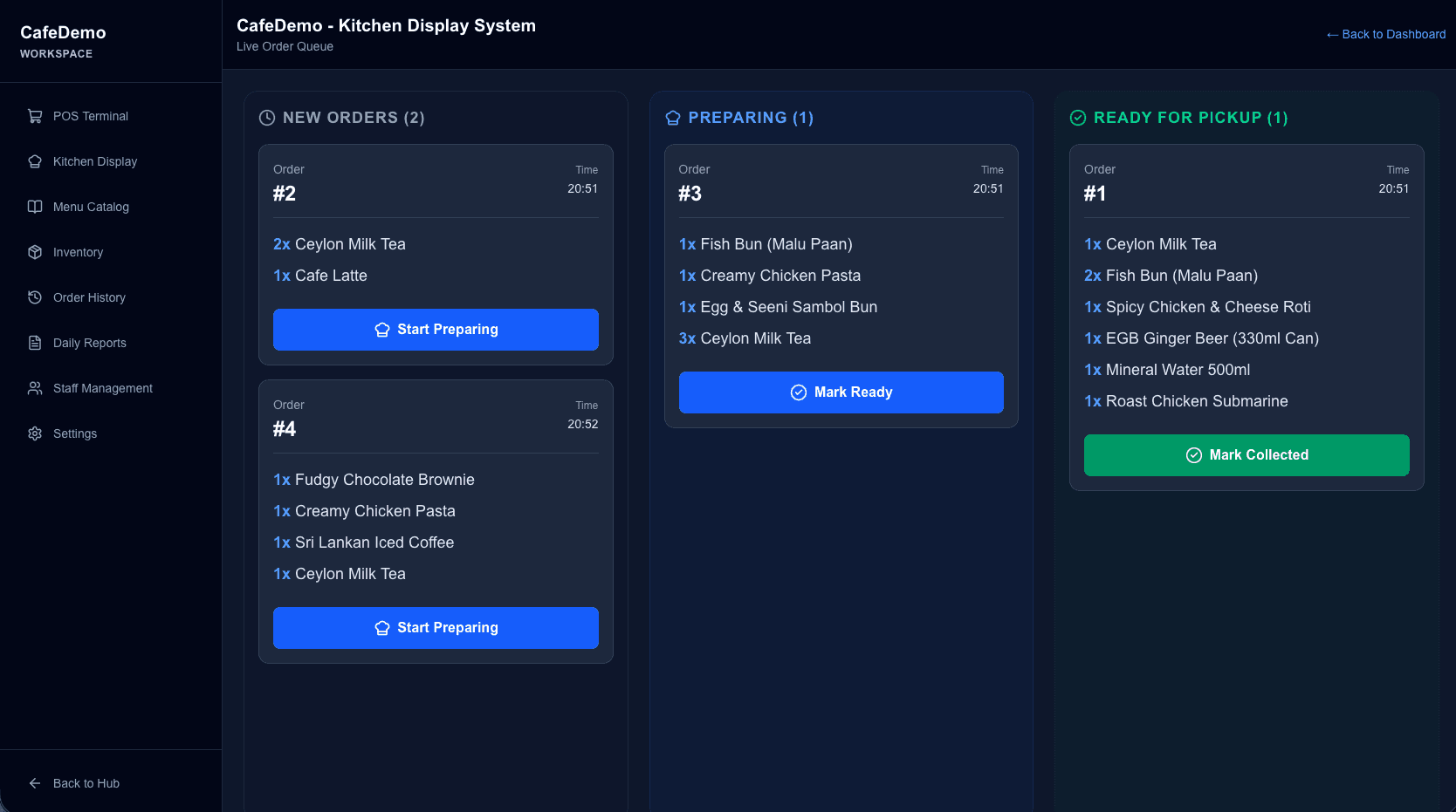 Kitchen Display System